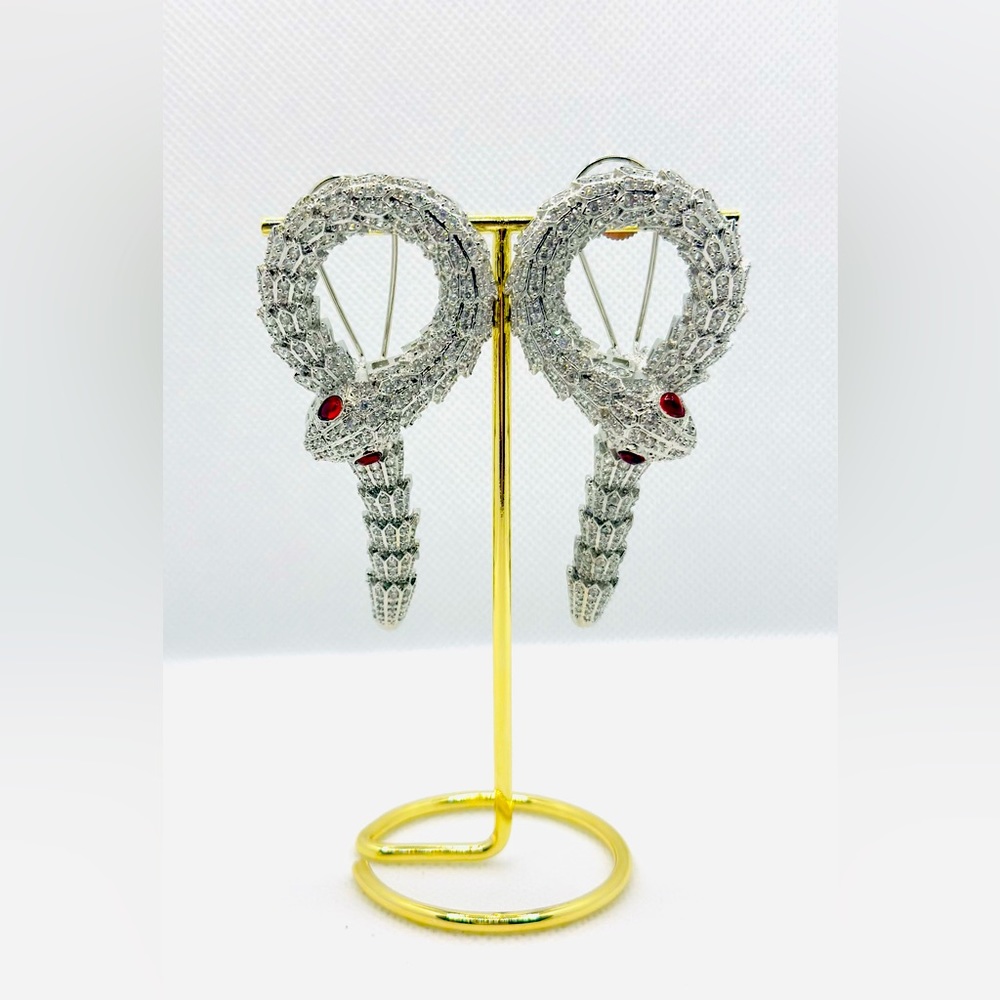 Bvlgari Inspired Serpenti Earrings